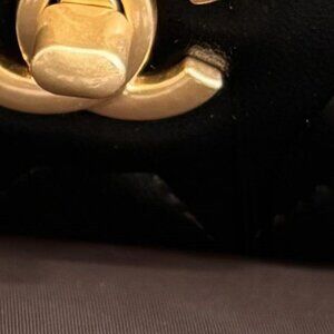 Chanel Classic Black Quilted Bag with Gold Chain